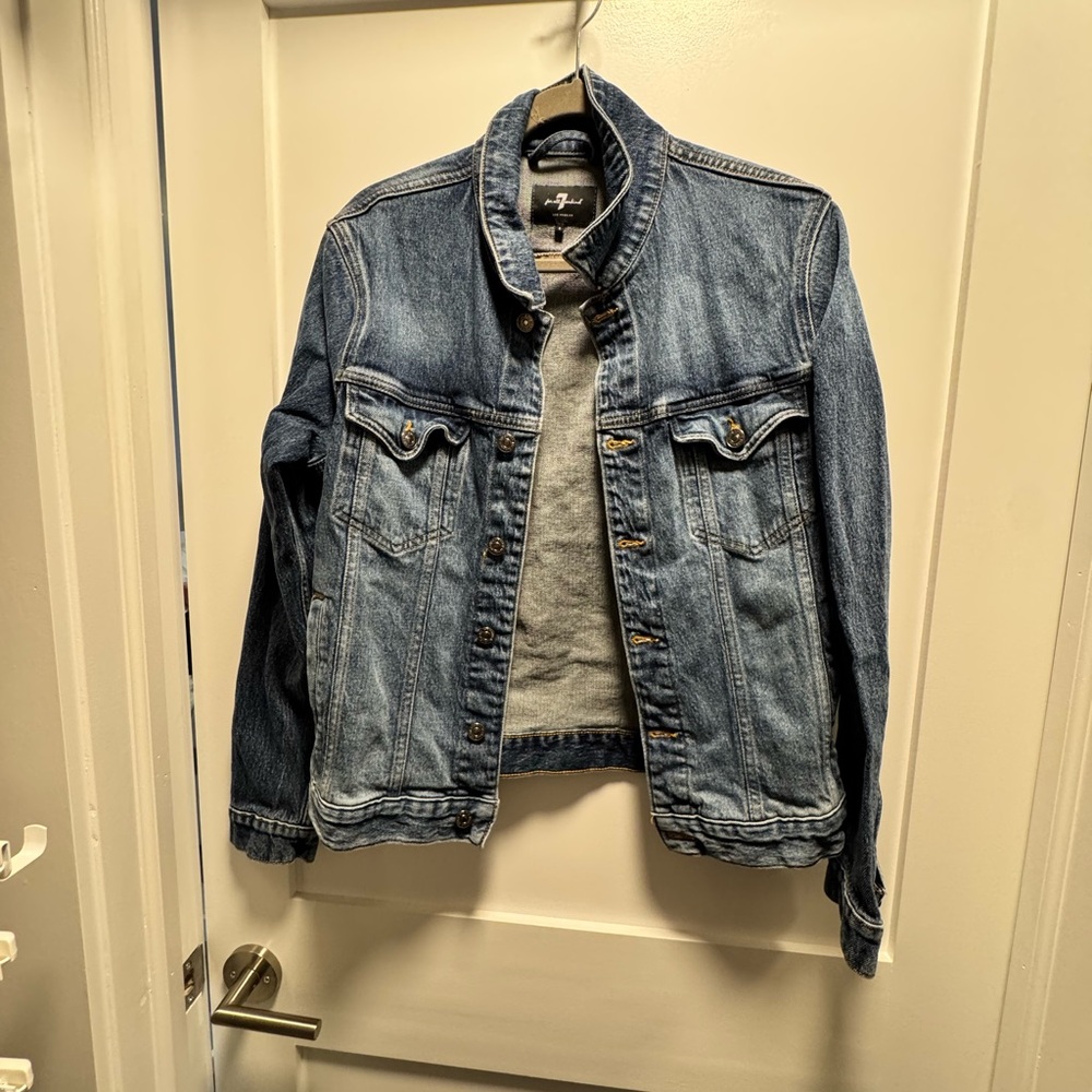 7 For All Mankind Indigo Denim Jacket